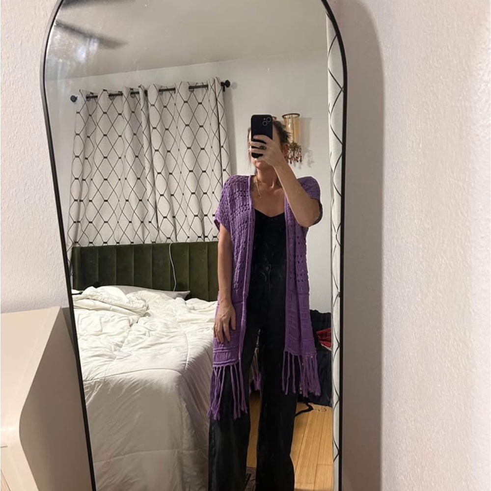 Peck & Peck Lavender Knit Sweater
